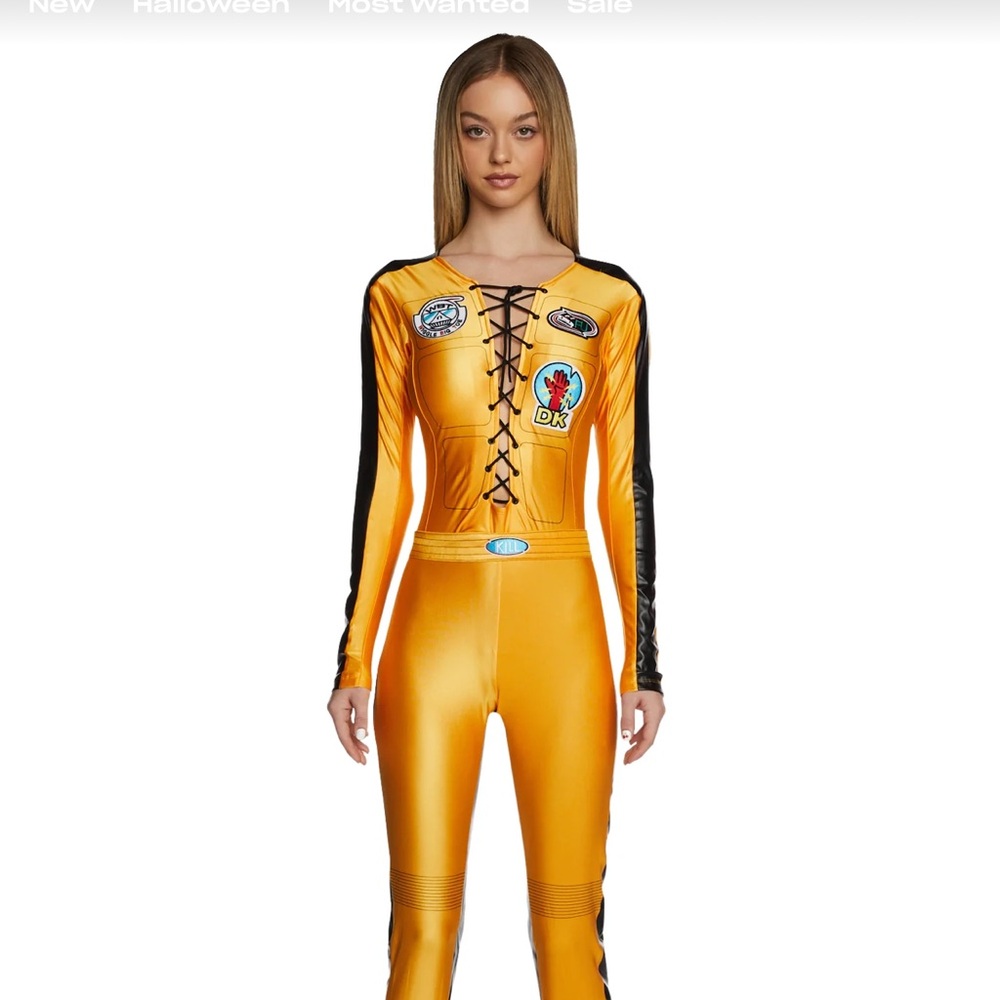 Kill Bill Jumpsuit Costume, Dolls Kill NWT